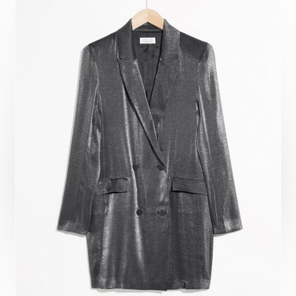 & OTHER STORIES Metallic Blazer Dress (D3) - Picture 2 of 8